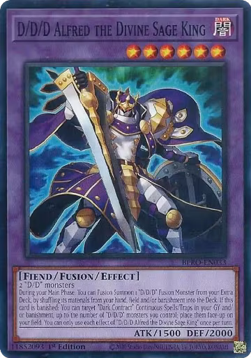 D/D/D Alfred the Divine Sage King (BPRO-EN033), Burst Protocol — Yu-Gi-Oh! card price