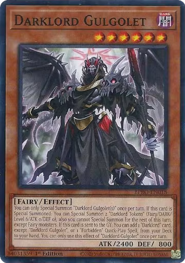 Darklord Gulgolet (BPRO-EN018), Burst Protocol — Yu-Gi-Oh! card price
