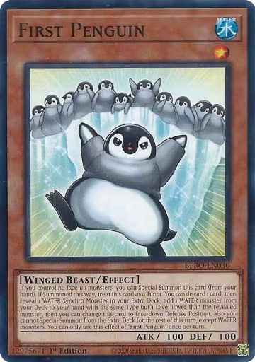 First Penguin (BPRO-EN030), Burst Protocol — Yu-Gi-Oh! card price
