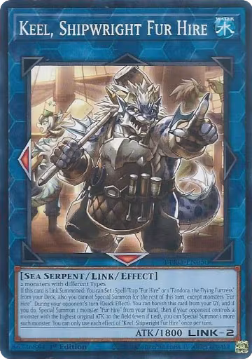 Keel, Shipwright Fur Hire (BPRO-EN050), Burst Protocol — Yu-Gi-Oh! card price