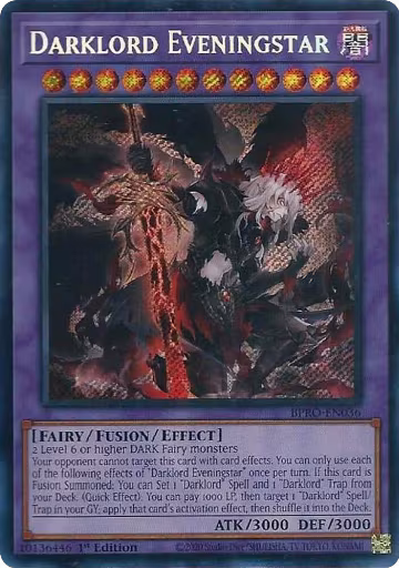 Darklord Eveningstar (BPRO-EN036), Burst Protocol — Yu-Gi-Oh! card price