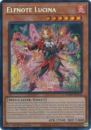 Elfnote Lucina (BPRO-EN010), Burst Protocol — Yu-Gi-Oh! card price