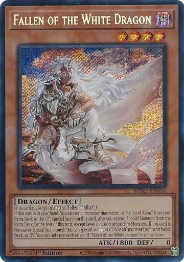Fallen of the White Dragon (BPRO-EN024), Burst Protocol — Yu-Gi-Oh! card price