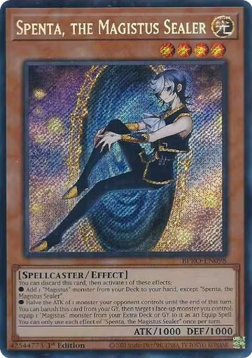 Spenta, the Magistus Sealer (BPRO-EN098), Burst Protocol — Yu-Gi-Oh! card price