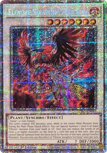 Elfnote Seraphim Strelitzia (Starlight Rare) (BPRO-EN040), Burst Protocol — Yu-Gi-Oh! card price
