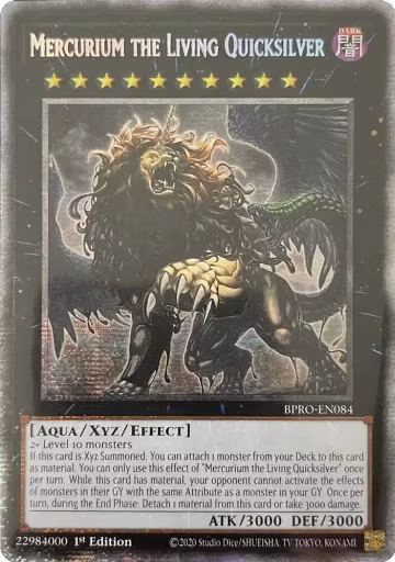 Mercurium the Living Quicksilver (Starlight Rare) (BPRO-EN084), Burst Protocol — Yu-Gi-Oh! card price