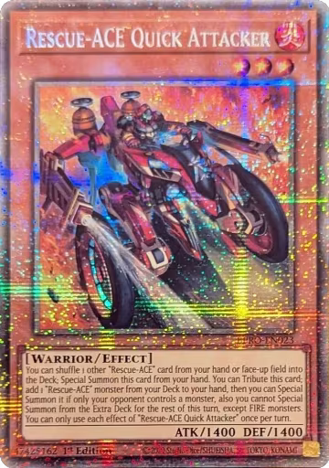 Rescue-ACE Quick Attacker (Starlight Rare) (BPRO-EN023), Burst Protocol — Yu-Gi-Oh! card price