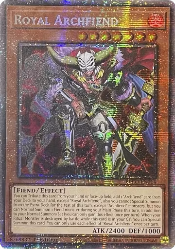 Royal Archfiend (Starlight Rare) (BPRO-EN014), Burst Protocol — Yu-Gi-Oh! card price