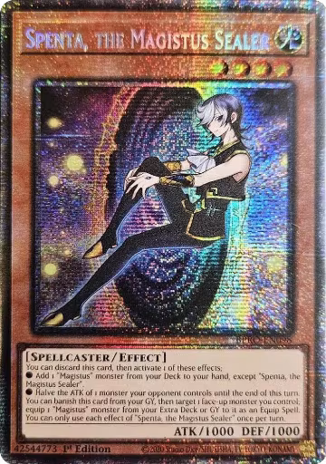 Spenta, the Magistus Sealer (Starlight Rare) (BPRO-EN098), Burst Protocol — Yu-Gi-Oh! card price