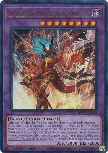 Invoked Magistus Omega (BPRO-EN100), Burst Protocol — Yu-Gi-Oh! card price