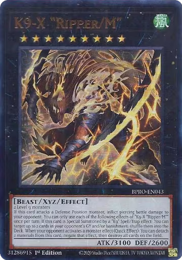 K9-X "Ripper/M" (BPRO-EN043), Burst Protocol — Yu-Gi-Oh! card price