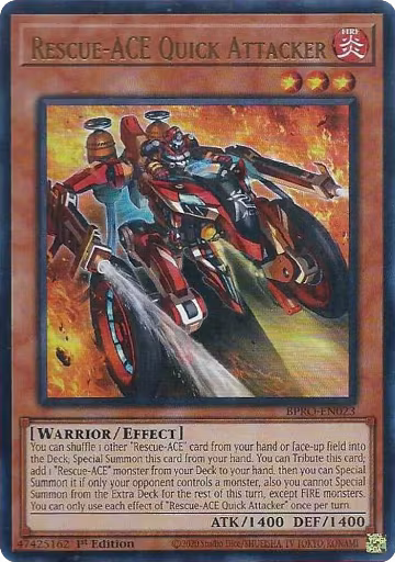 Rescue-ACE Quick Attacker (BPRO-EN023), Burst Protocol — Yu-Gi-Oh! card price