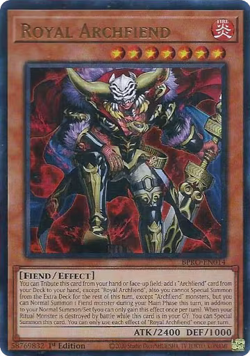 Royal Archfiend (BPRO-EN014), Burst Protocol — Yu-Gi-Oh! card price