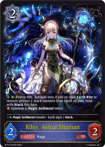 Riley, Astral Shaman (BP14-037EN), Banquet of Dreams — Shadowverse card price