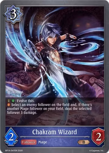 Chakram Wizard (BP14-047EN), Banquet of Dreams — Shadowverse card price