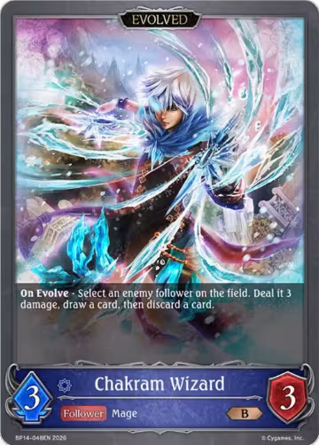 Chakram Wizard (Evolved) (BP14-048EN), Banquet of Dreams — Shadowverse card price