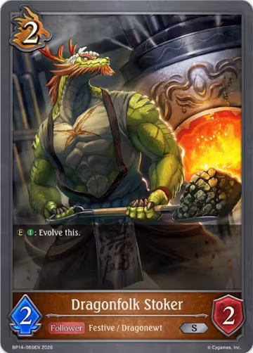 Dragonfolk Stoker (BP14-060EN), Banquet of Dreams — Shadowverse card price