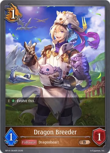 Dragon Breeder (BP14-064EN), Banquet of Dreams — Shadowverse card price