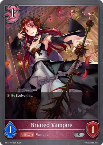 Briared Vampire (BP14-078EN), Banquet of Dreams — Shadowverse card price