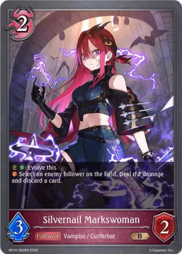 Silvernail Markswoman (BP14-082EN), Banquet of Dreams — Shadowverse card price