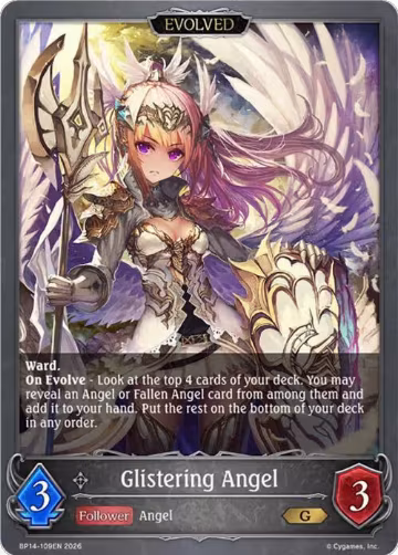 Glistering Angel (Evolved) (BP14-109EN), Banquet of Dreams — Shadowverse card price