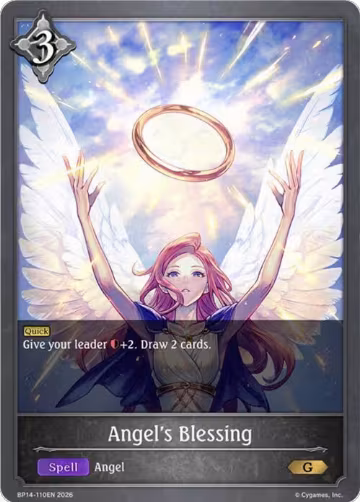 Angel's Blessing (BP14-110EN), Banquet of Dreams — Shadowverse card price