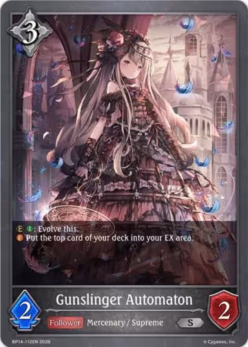 Gunslinger Automaton (BP14-112EN), Banquet of Dreams — Shadowverse card price