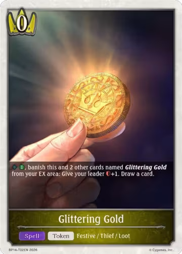 Glittering Gold (BP14-T02EN), Banquet of Dreams — Shadowverse card price