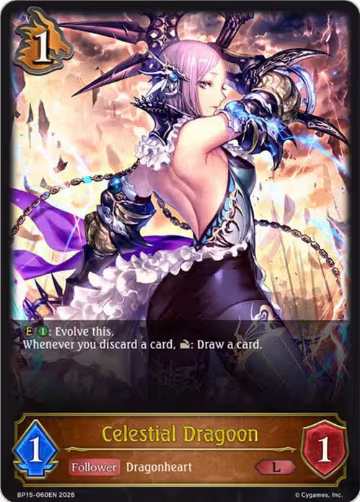 Celestial Dragoon (BP15-060EN), Trial of the Omens — Shadowverse card price
