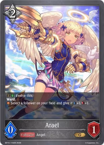 Arael (BP15-115EN), Trial of the Omens — Shadowverse card price