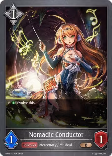 Nomadic Conductor (BP15-123EN), Trial of the Omens — Shadowverse card price