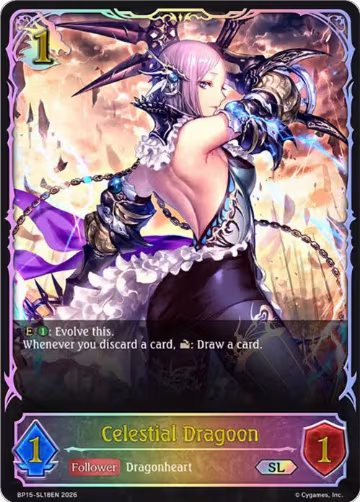 Celestial Dragoon (SL) (BP15-SL18EN), Trial of the Omens — Shadowverse card price