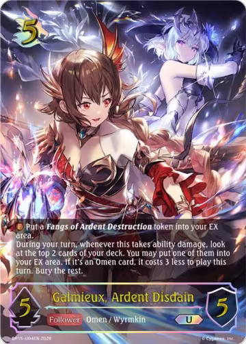Galmieux, Ardent Disdain (U) (BP15-U04EN) — card price