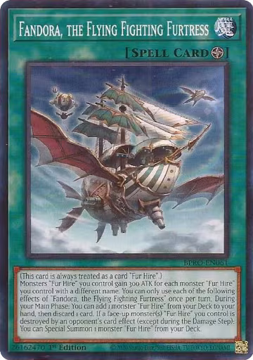 Fandora, the Flying Fighting Furtress (BPRO-EN061), Burst Protocol — Yu-Gi-Oh! card price
