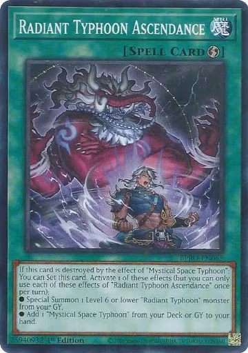 Radiant Typhoon Ascendance (BPRO-EN065), Burst Protocol — Yu-Gi-Oh! card price
