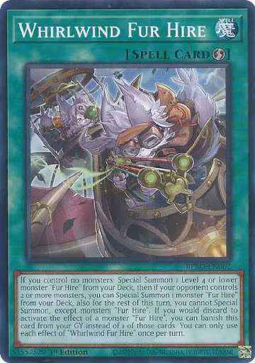 Whirlwind Fur Hire (BPRO-EN062), Burst Protocol — Yu-Gi-Oh! card price