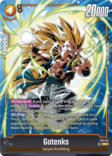 Gotenks - FS11-03 (FS11-03), Starter Deck EX: The Phase of Evolution — DB Fusion card price
