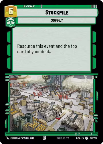Stockpile (171/264), A Lawless Time — Star Wars card price