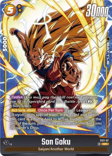 Son Goku - FS11-07 (FS11-07), Starter Deck EX: The Phase of Evolution — DB Fusion card price