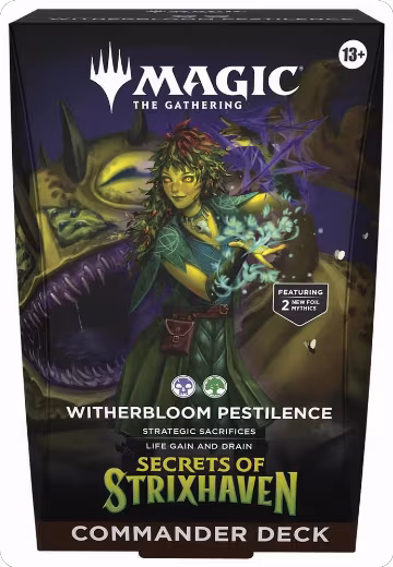 Secrets of Strixhaven Commander Deck - Witherbloom Pestilence, Commander: Secrets of Strixhaven — Magic sealed product price