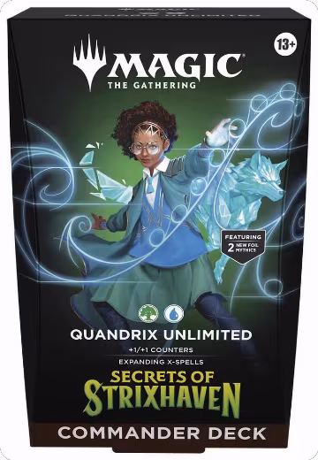 Secrets of Strixhaven Commander Deck - Quandrix Unlimited, Commander: Secrets of Strixhaven — Magic sealed product price