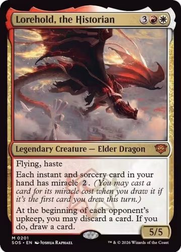 Lorehold, the Historian (201), Secrets of Strixhaven — Magic card price