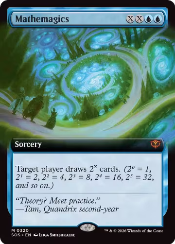 Mathemagics (Extended Art) (320), Secrets of Strixhaven — Magic card price