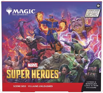 Marvel Super Heroes Scene Box - Villains Unleashed, Marvel Super Heroes — Magic sealed product price