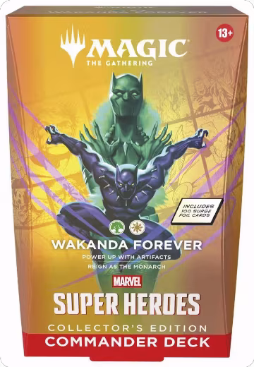 Marvel Super Heroes Commander Deck - Wakanda Forever (Collector's Edition), Commander: Marvel Super Heroes — Magic sealed product price