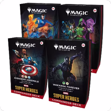 Marvel Super Heroes Commander Deck Case, Commander: Marvel Super Heroes — Magic sealed product price