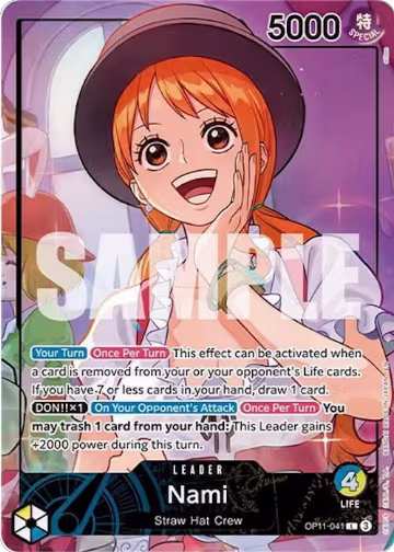 Nami (Whole Cake Island Arc) (OP11-041), One Piece Promotion Cards — One Piece card price