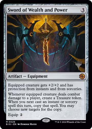 Sword of Wealth and Power (26), Promo Pack: Lorwyn Eclipsed — Magic card price