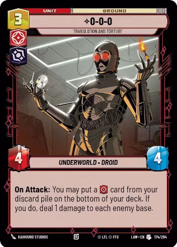 0-0-0 - Translation and Torture (174/264), A Lawless Time — Star Wars card price