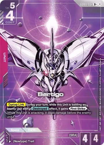Bertigo (R+) (GD03-037), Steel Requiem — Gundam card price